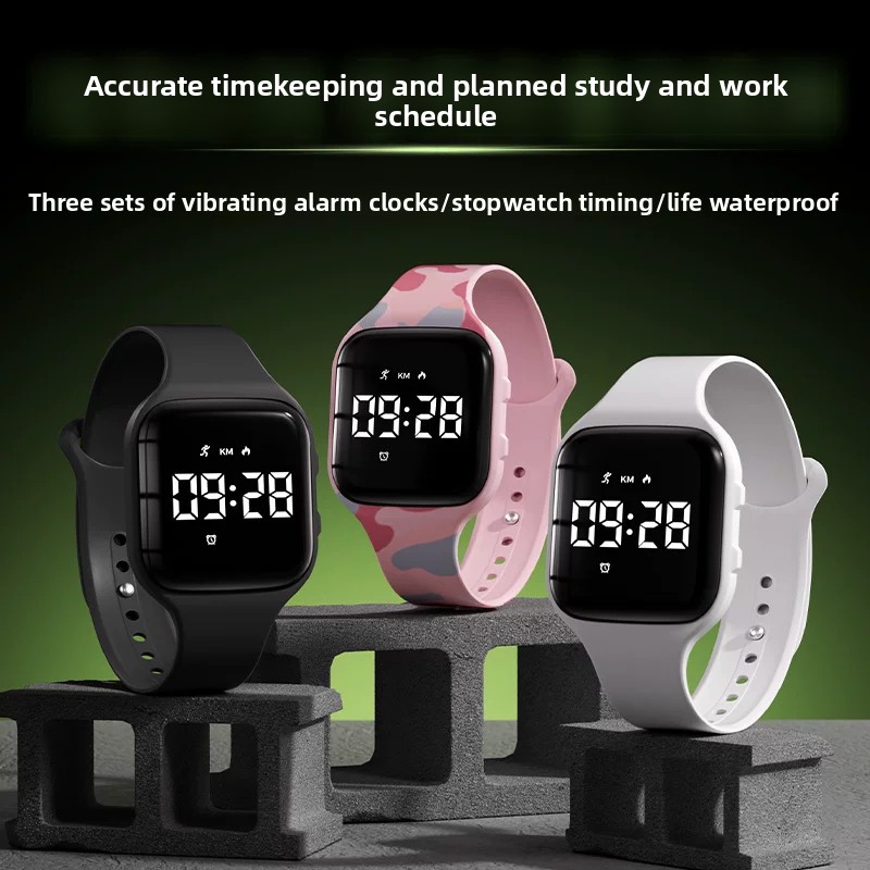 Kids LED Digital Silent Vibrat - đánh giá và giá Smartwatch Watches For Kids