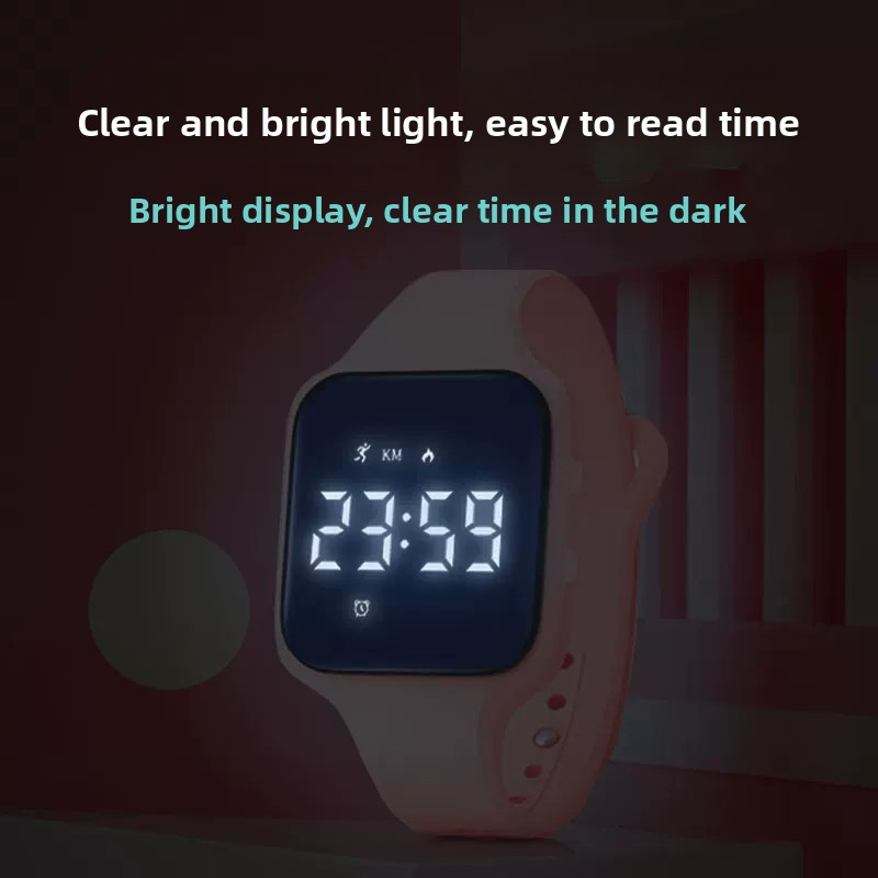 Kids LED Digital Silent Vibrat - đánh giá và giá Smartwatch Watches For Kids