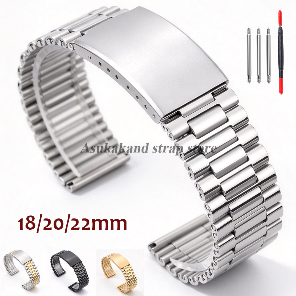 Metal Watchstrap 18mm 20mm 22m - đánh giá và giá Watches Rolex Smartwatch